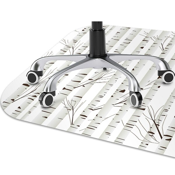 Tapis de chaise de bureau Bouleau