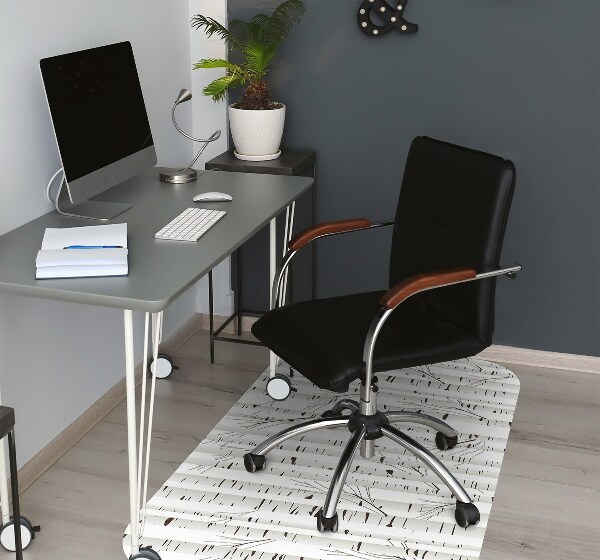 Tapis de chaise de bureau Bouleau
