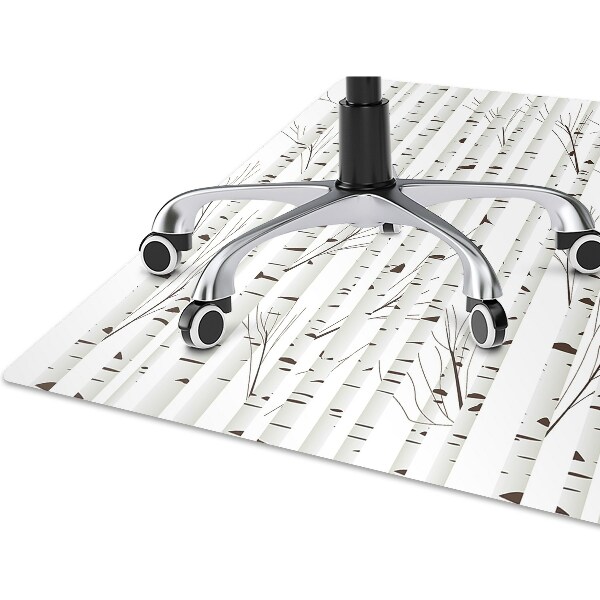 Tapis de chaise de bureau Bouleau