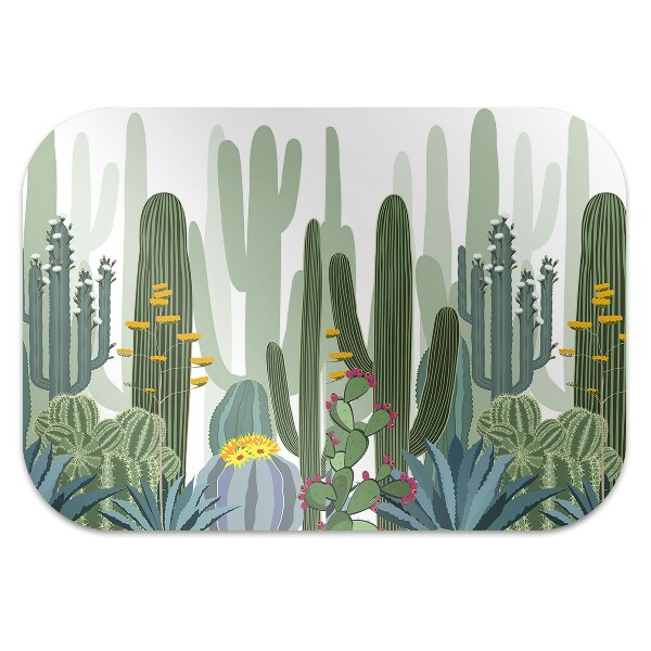 Tapis protège sol Cacti fleurissant