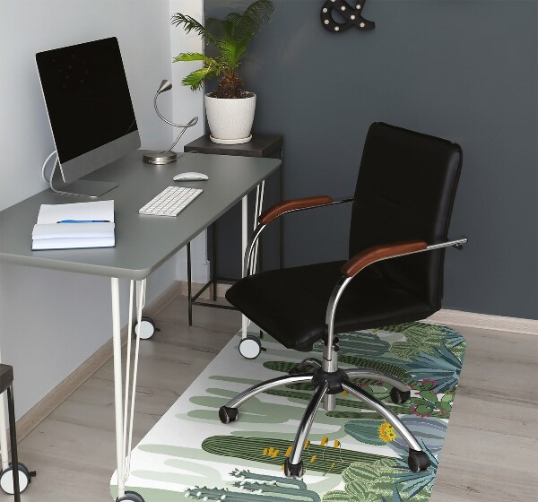 Tapis protège sol Cacti fleurissant