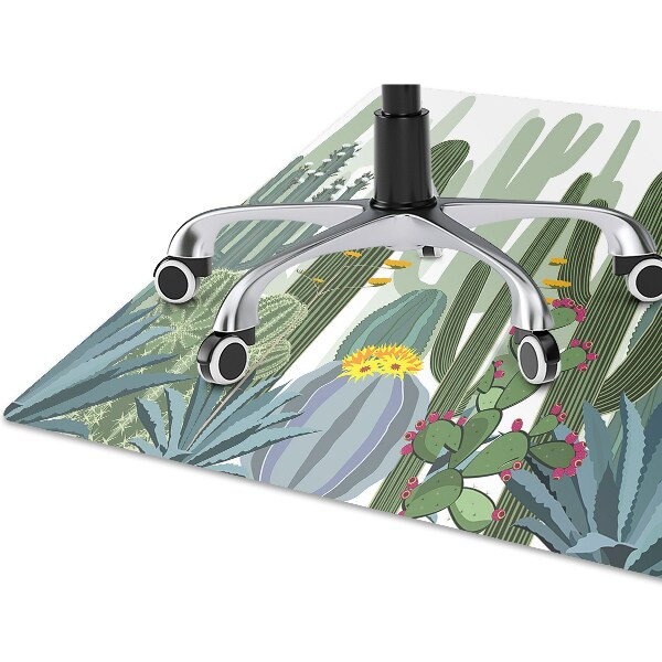 Tapis protège sol Cacti fleurissant