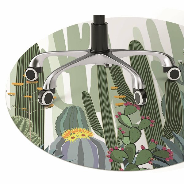 Tapis protège sol Cacti fleurissant
