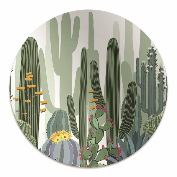 Tapis protège sol Cacti fleurissant