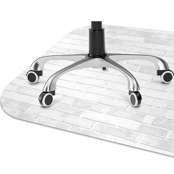 Tapis bureau Brique blanche