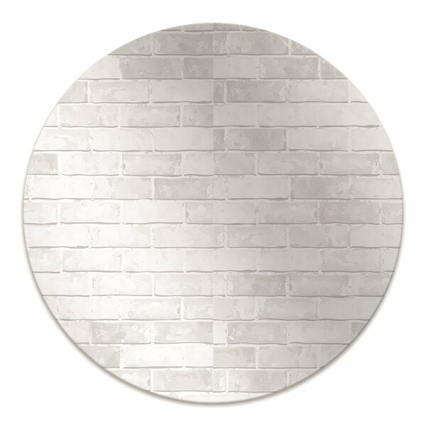 Tapis bureau Brique blanche