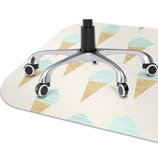 Tapis bureau Motif de glace