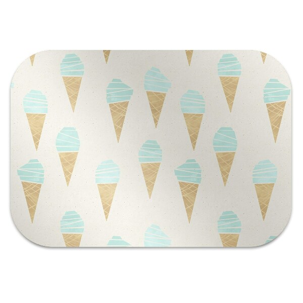 Tapis bureau Motif de glace