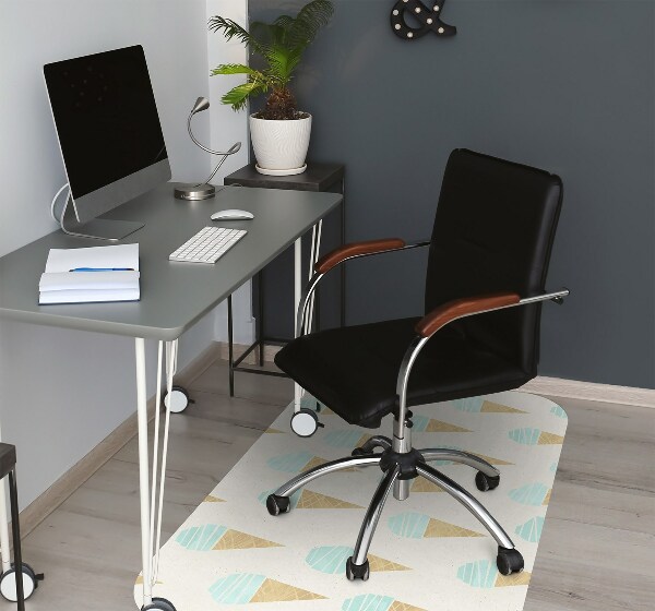 Tapis bureau Motif de glace