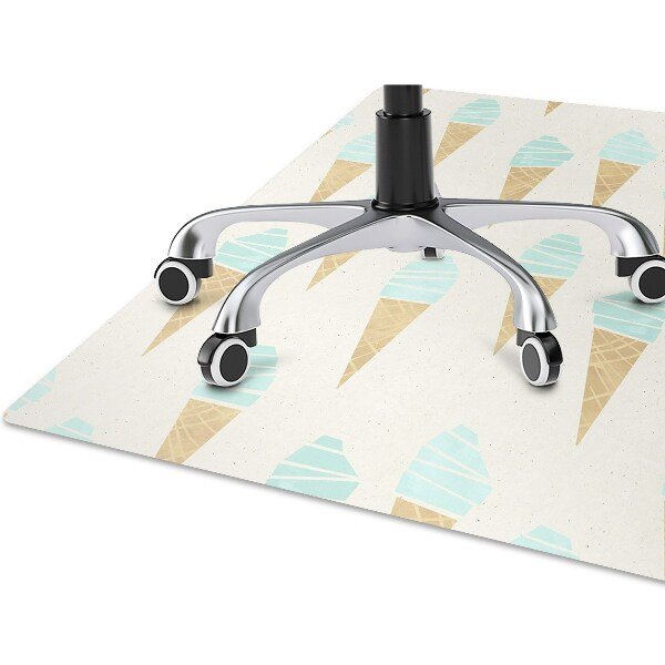 Tapis bureau Motif de glace