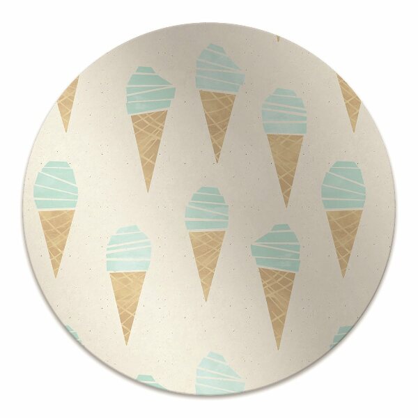 Tapis bureau Motif de glace