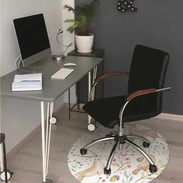 Tapis de chaise de bureau Animaux sauvages
