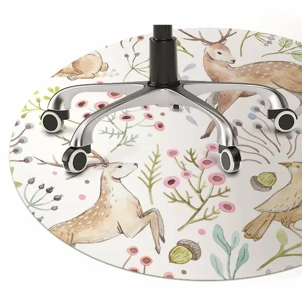 Tapis de chaise de bureau Animaux sauvages