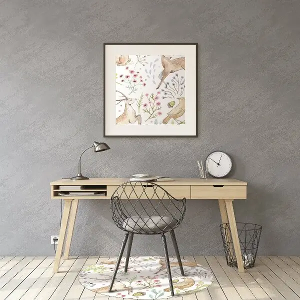 Tapis de chaise de bureau Animaux sauvages