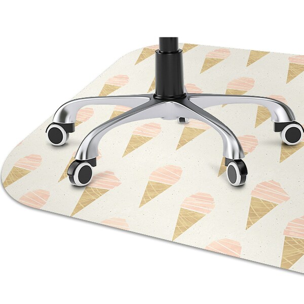 Tapis bureau Glace rose