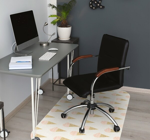 Tapis bureau Glace rose