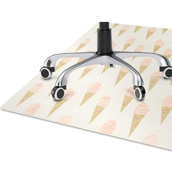 Tapis bureau Glace rose