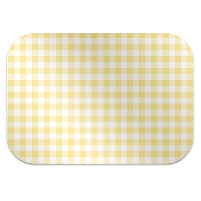 Tapis bureau Treillis jaune