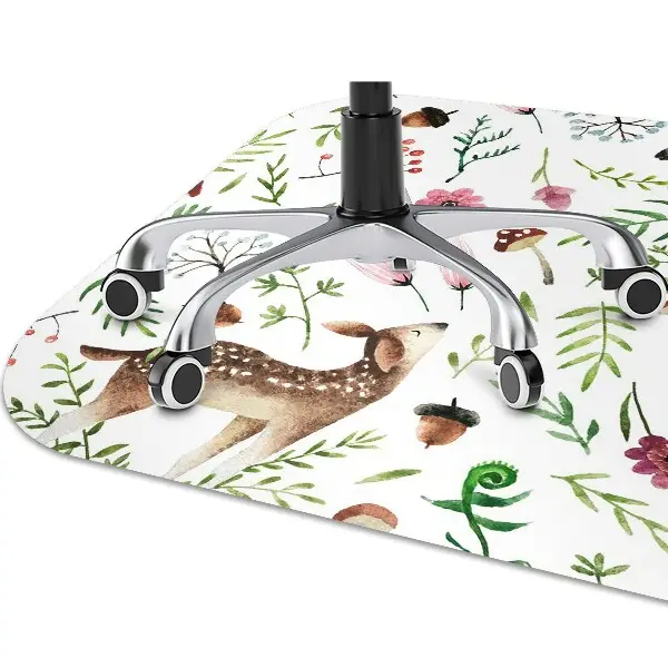 Tapis de chaise de bureau Biche