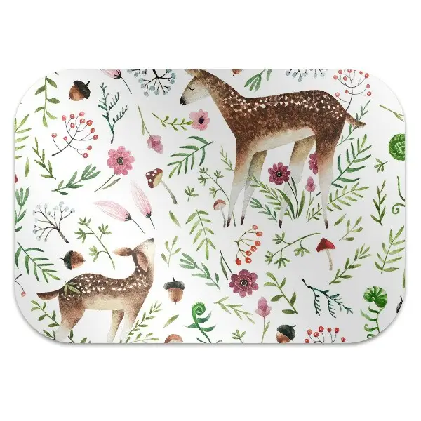 Tapis de chaise de bureau Biche