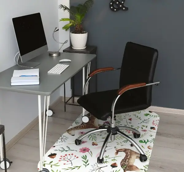 Tapis de chaise de bureau Biche