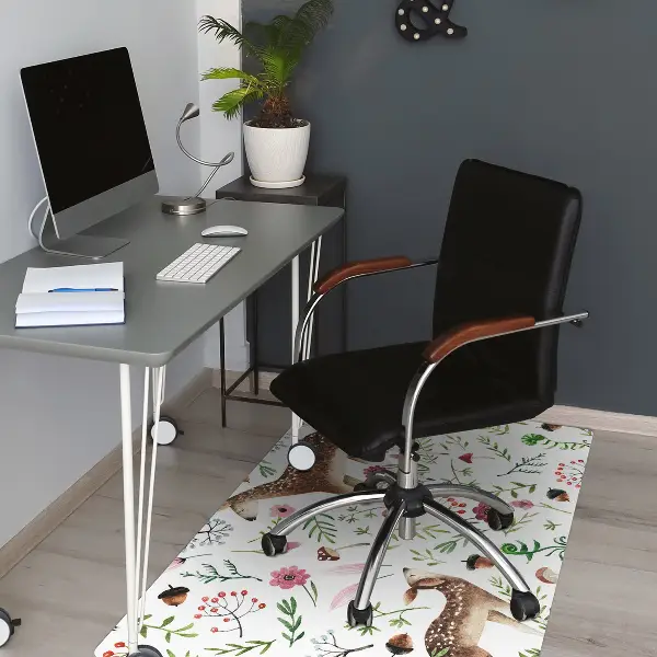 Tapis de chaise de bureau Biche