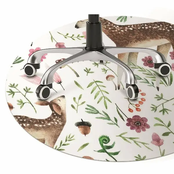 Tapis de chaise de bureau Biche
