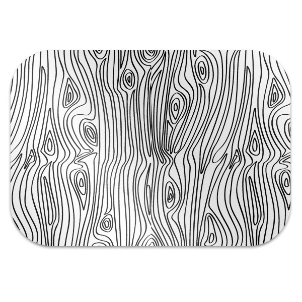 Tapis de chaise de bureau Imitation de bois