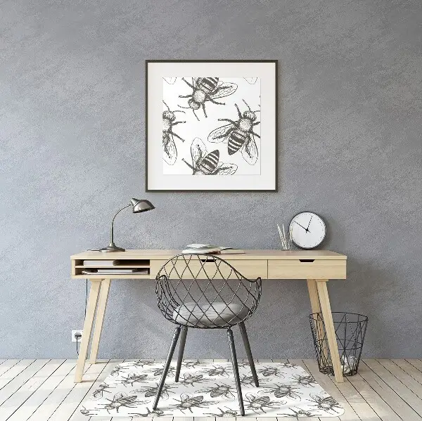Tapis bureau Modèle d'abeille