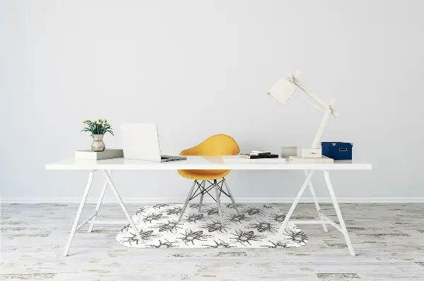 Tapis bureau Modèle d'abeille