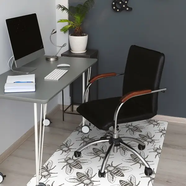 Tapis bureau Modèle d'abeille