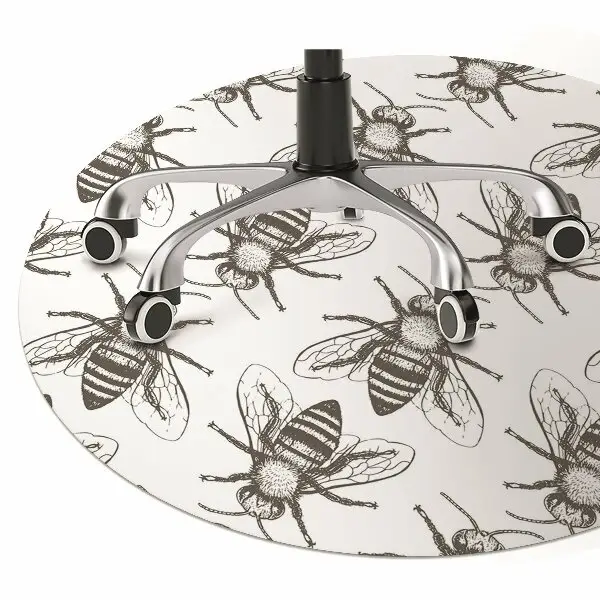Tapis bureau Modèle d'abeille