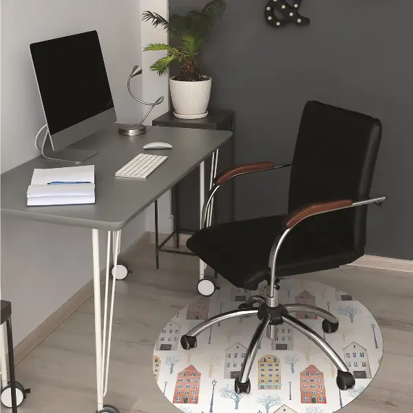 Tapis de chaise de bureau Immeubles