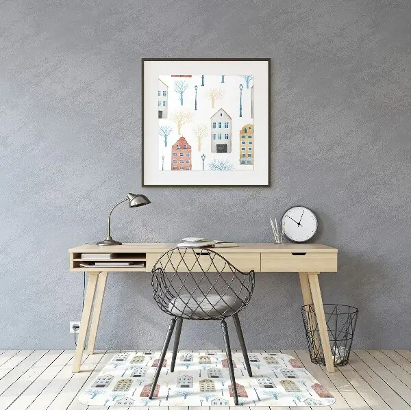 Tapis de chaise de bureau Immeubles