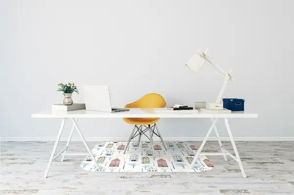 Tapis de chaise de bureau Immeubles