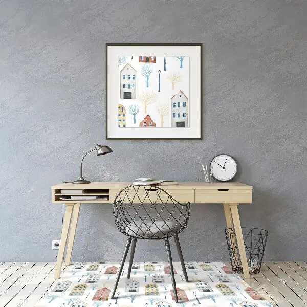 Tapis de chaise de bureau Immeubles
