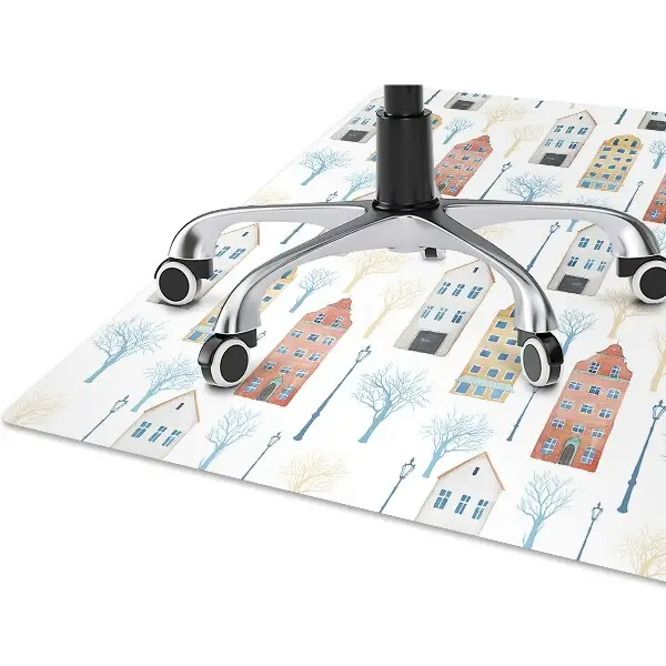 Tapis de chaise de bureau Immeubles