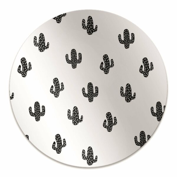 Tapis pour chaise de bureau Modèle de cactus