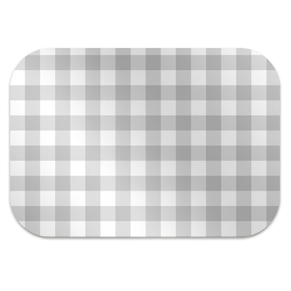 Tapis de chaise Grille grise