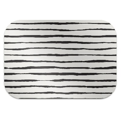 Tapis de chaise Lignes noires