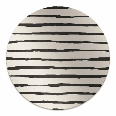 Tapis de chaise Lignes noires