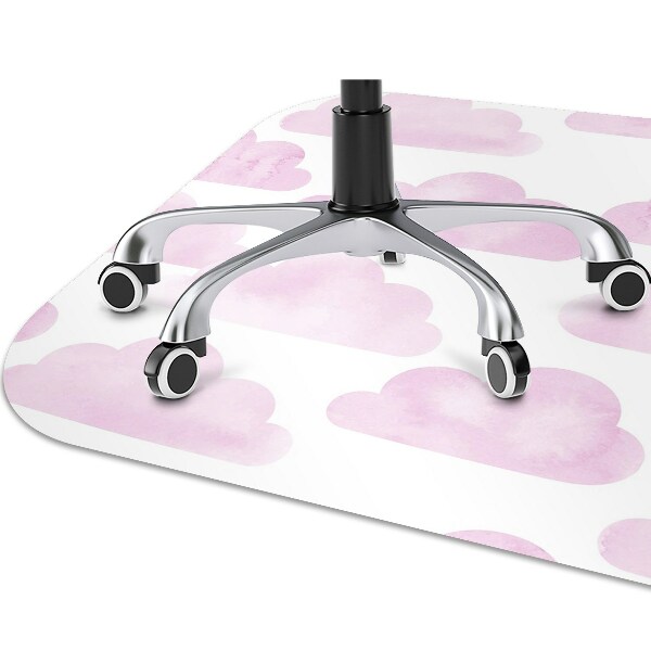 Tapis bureau Nuages ​​roses
