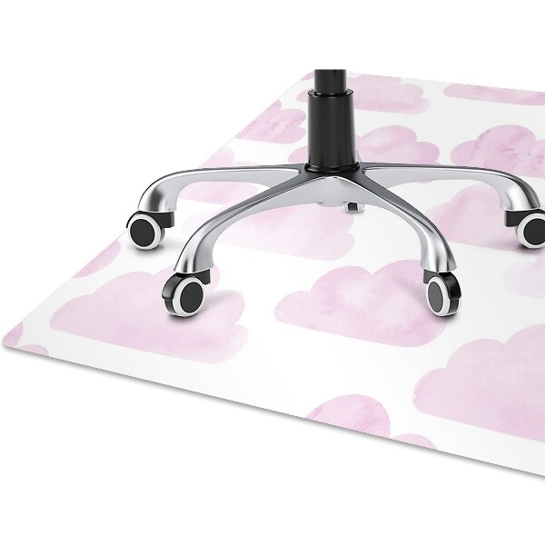 Tapis bureau Nuages ​​roses
