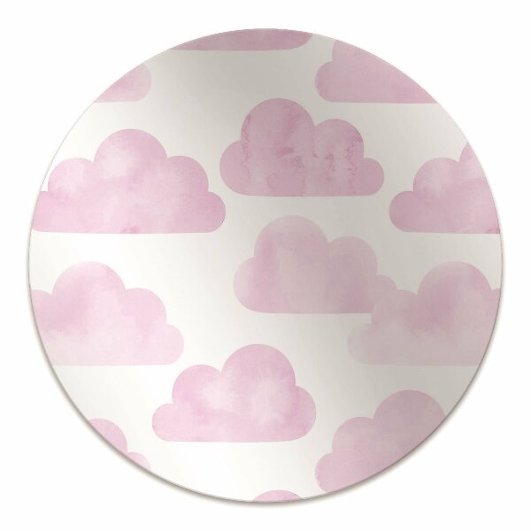 Tapis bureau Nuages ​​roses