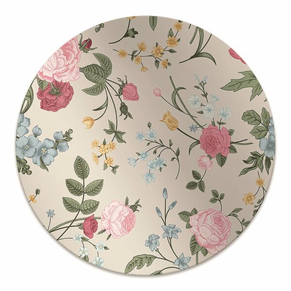 Tapis de chaise de bureau Fleurs colorées