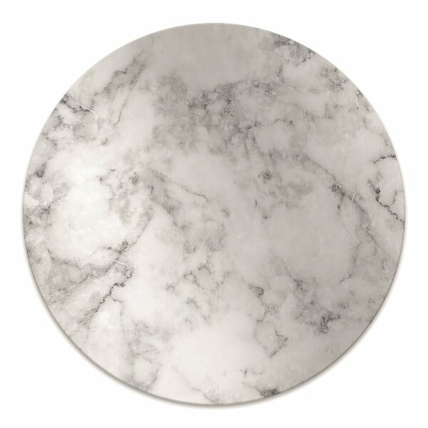 Tapis de chaise marbre blanc