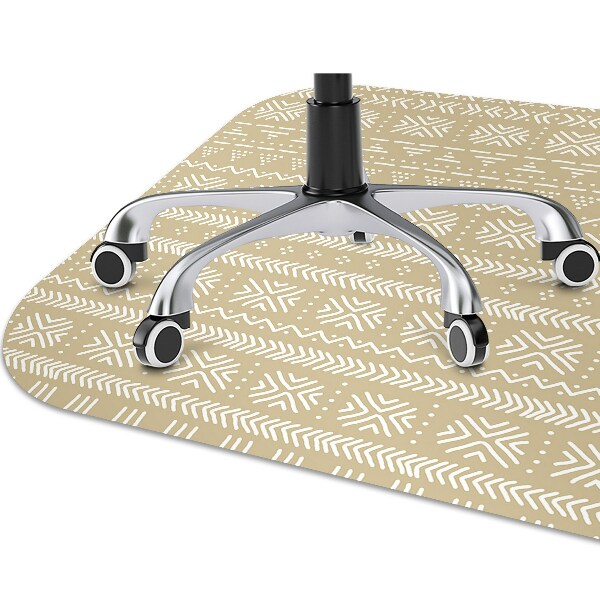 Tapis bureau Forme jaune
