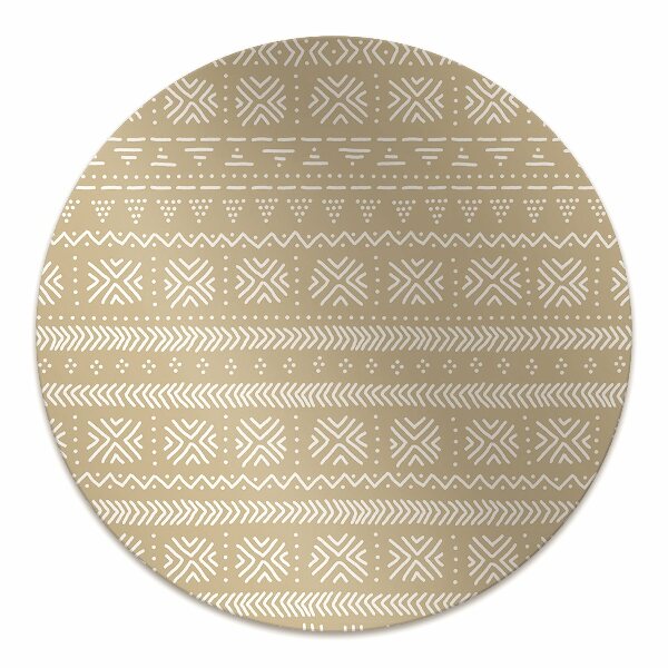 Tapis bureau Forme jaune