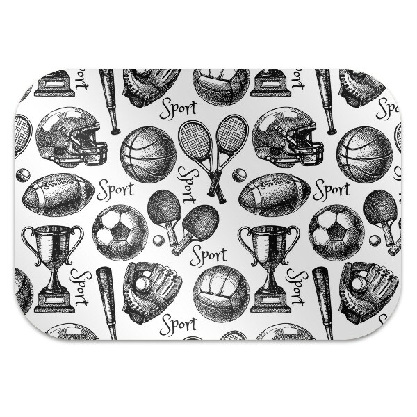Tapis de chaise de bureau Motifs de sport