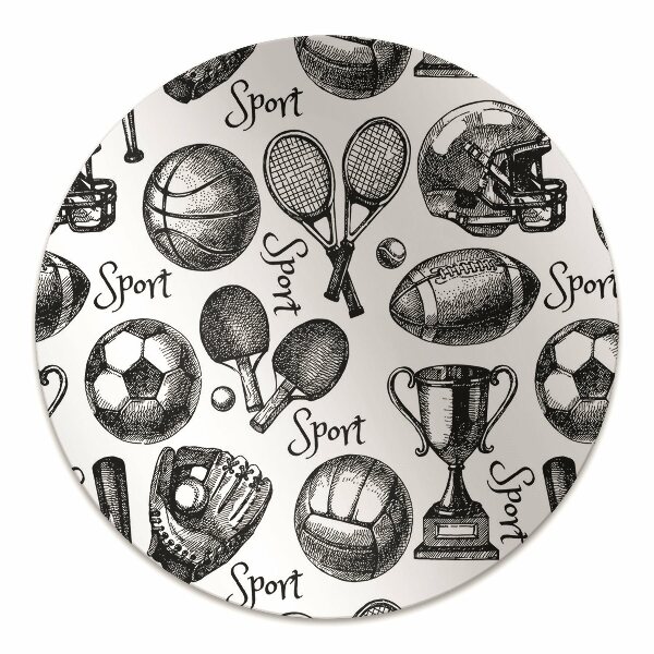 Tapis de chaise de bureau Motifs de sport